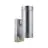 Nordlux Tin Wandlamp Metaal en Glas Grijs Up & Down | 76mm - IP54 - Geschikt voor 2x GU10 - Bewegings- en Lichtsensor